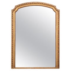 Antique Large French 19th Century Mantel Mirror