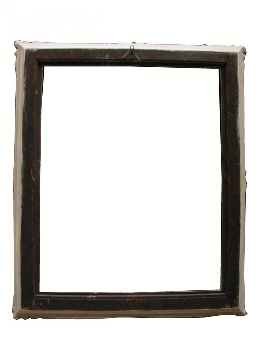 Large French Rectangular Mirror with Pale Grey Painted Finish Mid-19th Century  For Sale 3