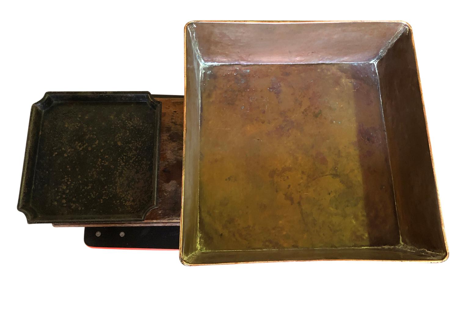 Copper Large French 19th Century Scale For Sale