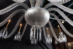 Large French 19th Century St. Louis Crystal Chandelier