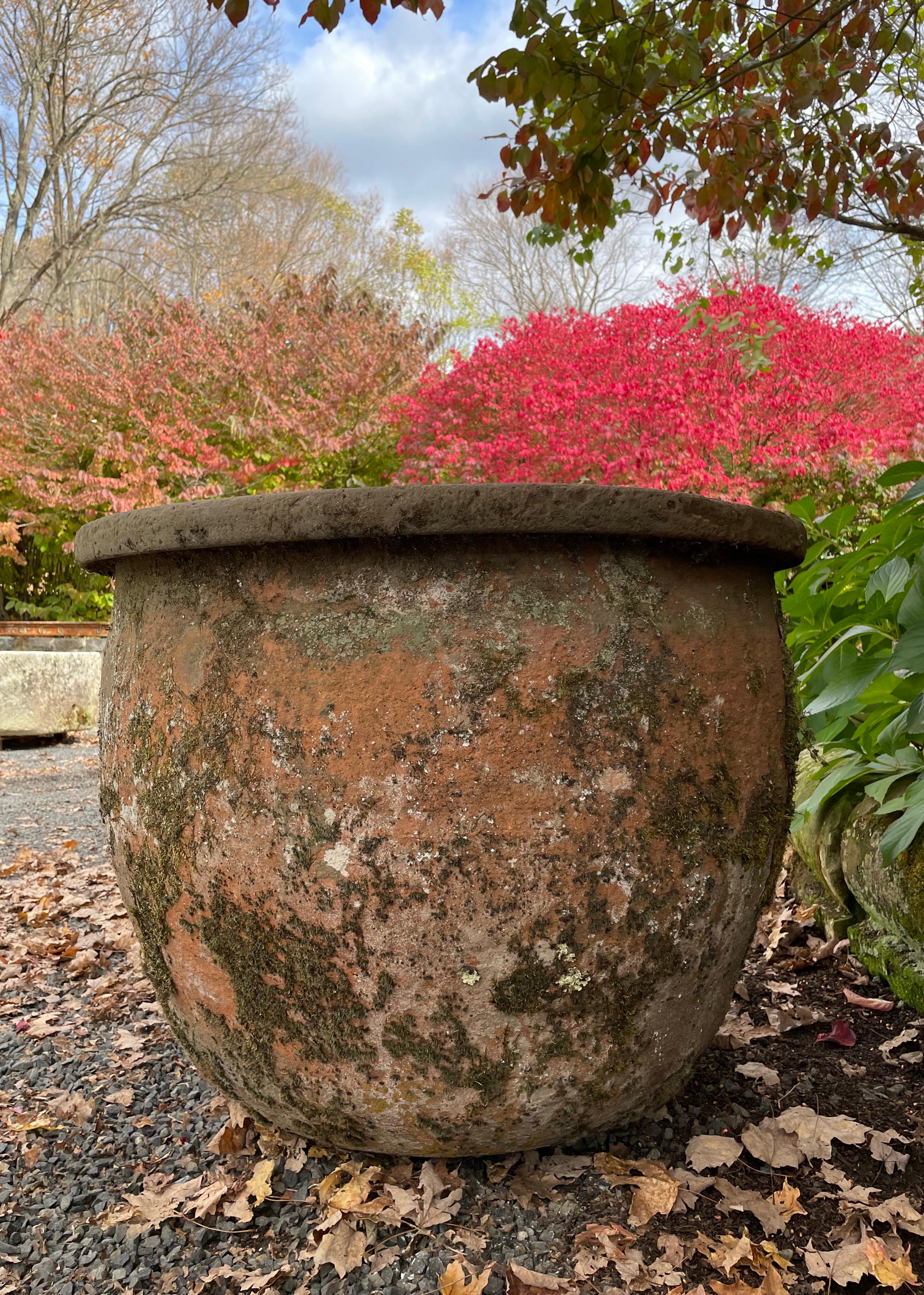 antique terracotta pots