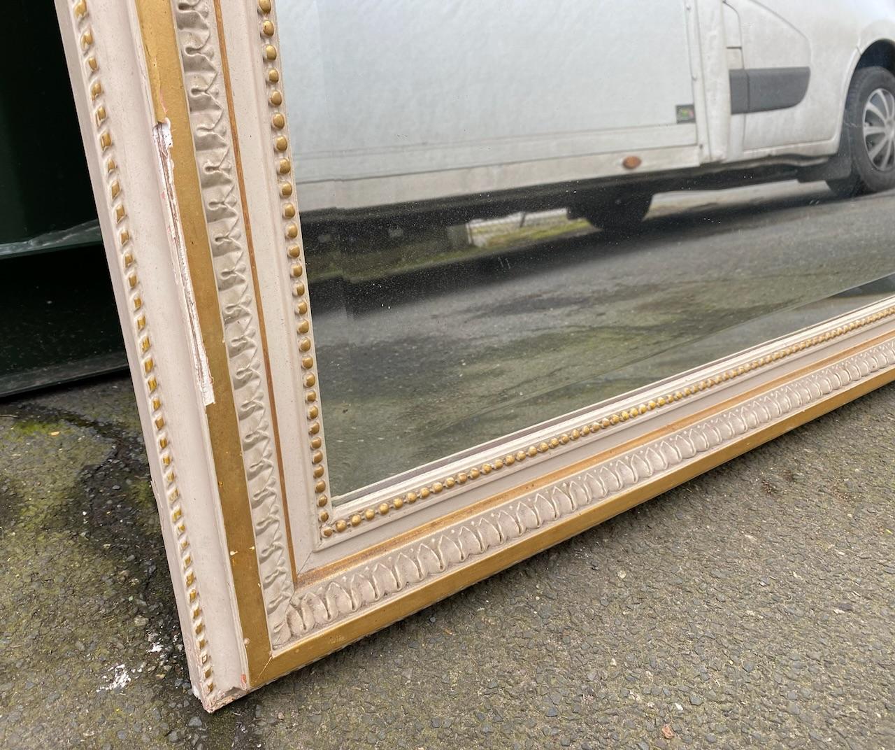 Large French 19th Century Wall Mirror  For Sale 5