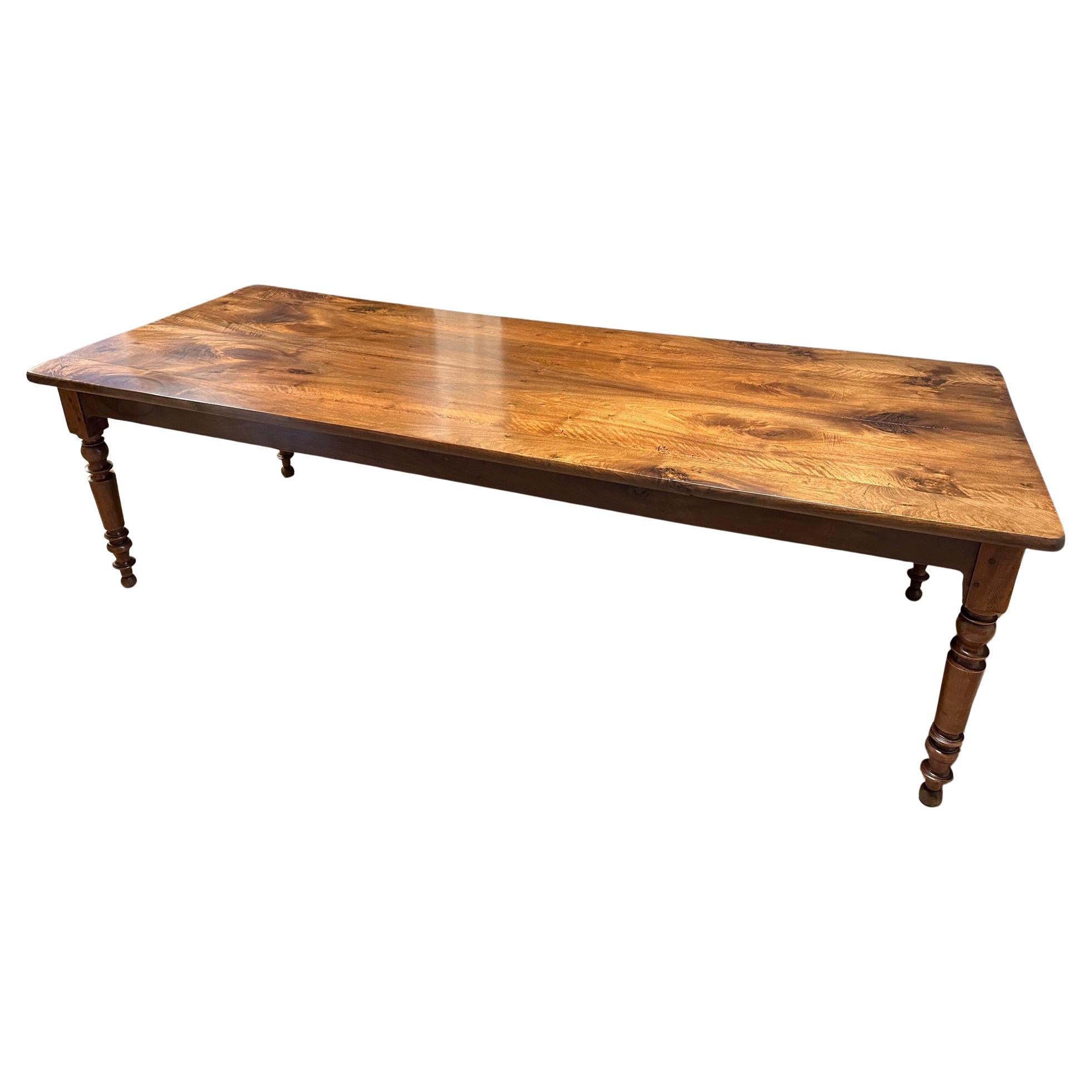 Large French antique farmhouse table