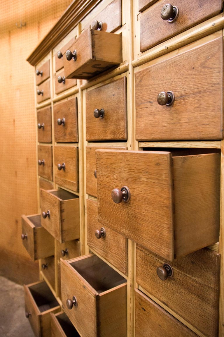 Large French Apothecary Chest For Sale at 1stdibs
