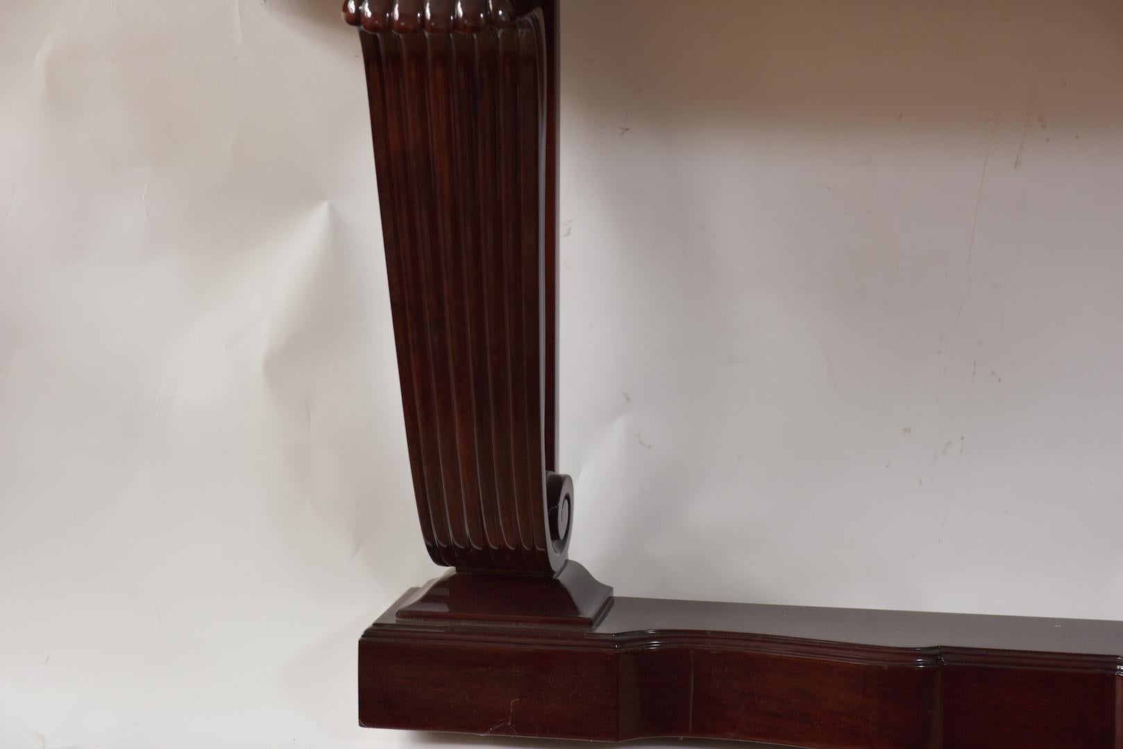 Large French Art Deco Console Table Attributed to Maurice Dufrène For Sale 1