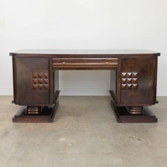 Grand bureau français Art déco de Charles Dudouyt