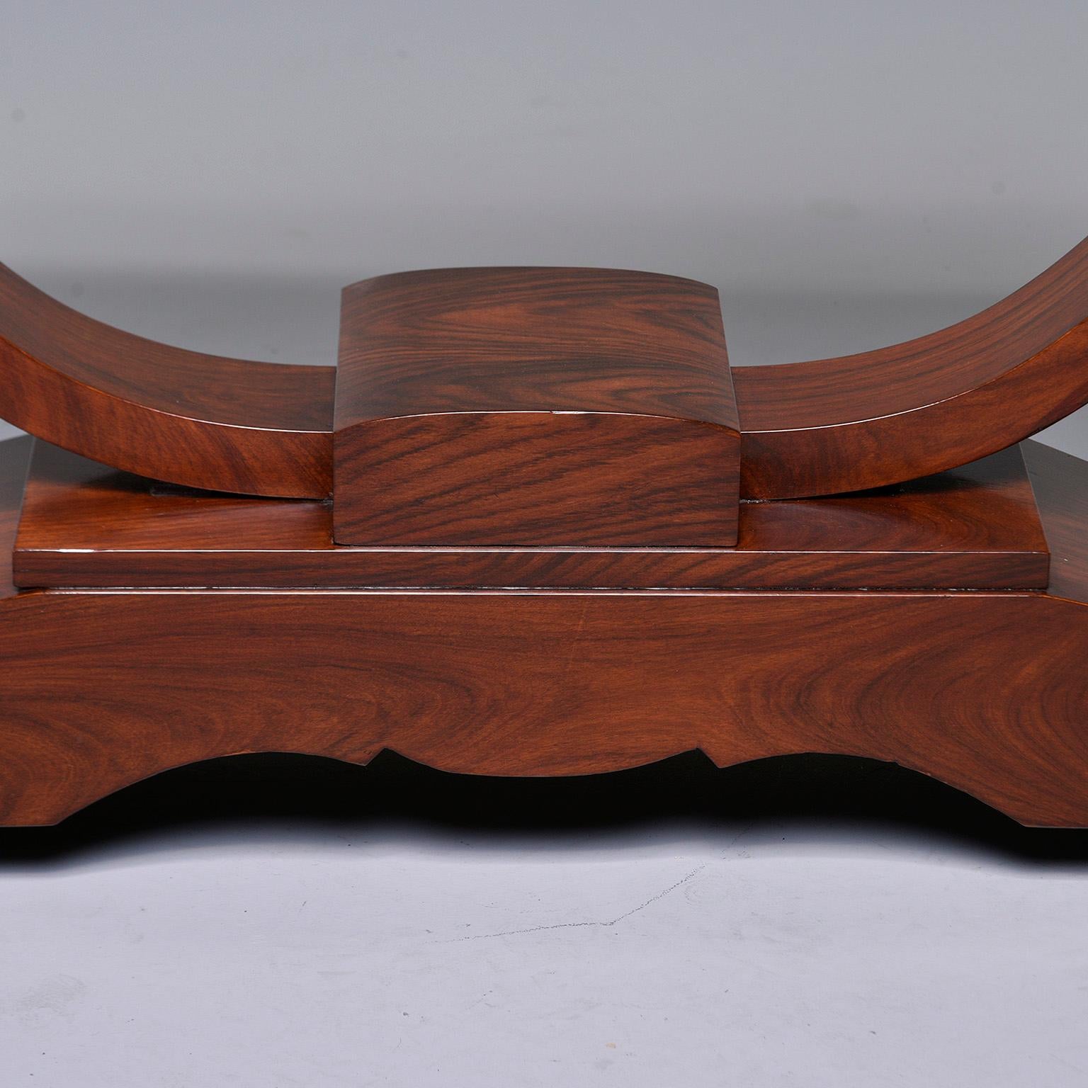 Large French Art Deco Mahogany Console 8