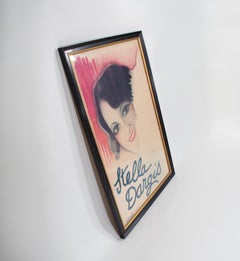 Großes französisches Art-Déco-Filmplakat von Stella Dargis, Stella Dargis, Poster von Dola