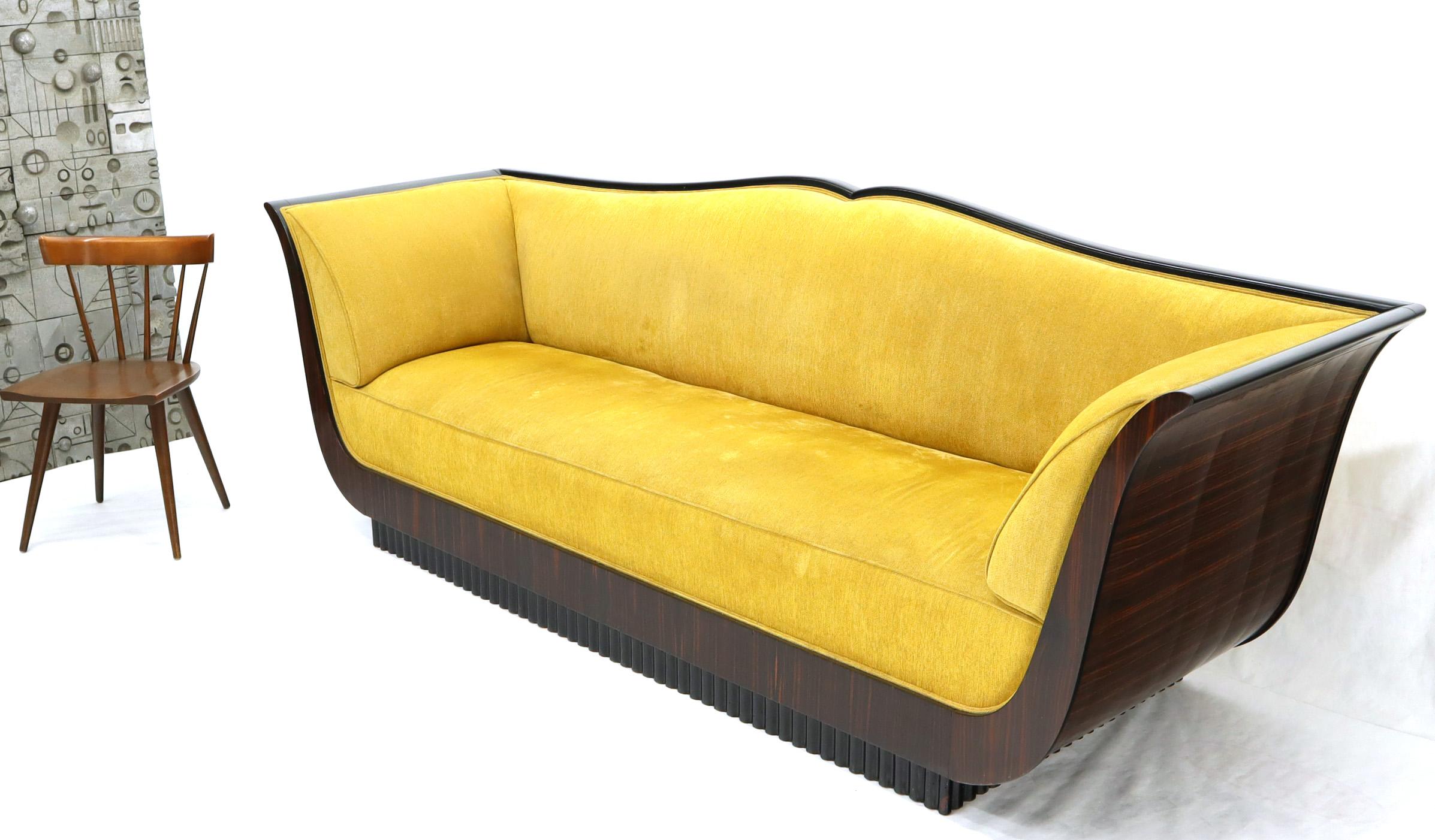 scalloped sofa