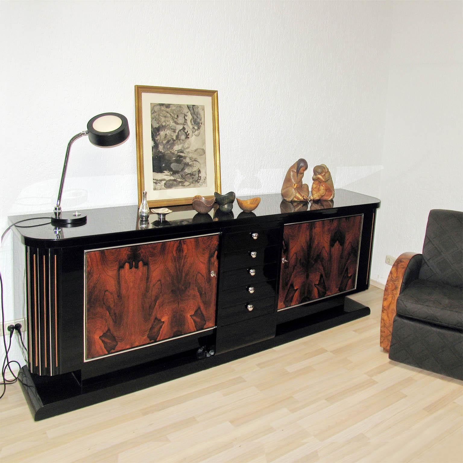 Art Deco Large Sideboard, France 1930s 7