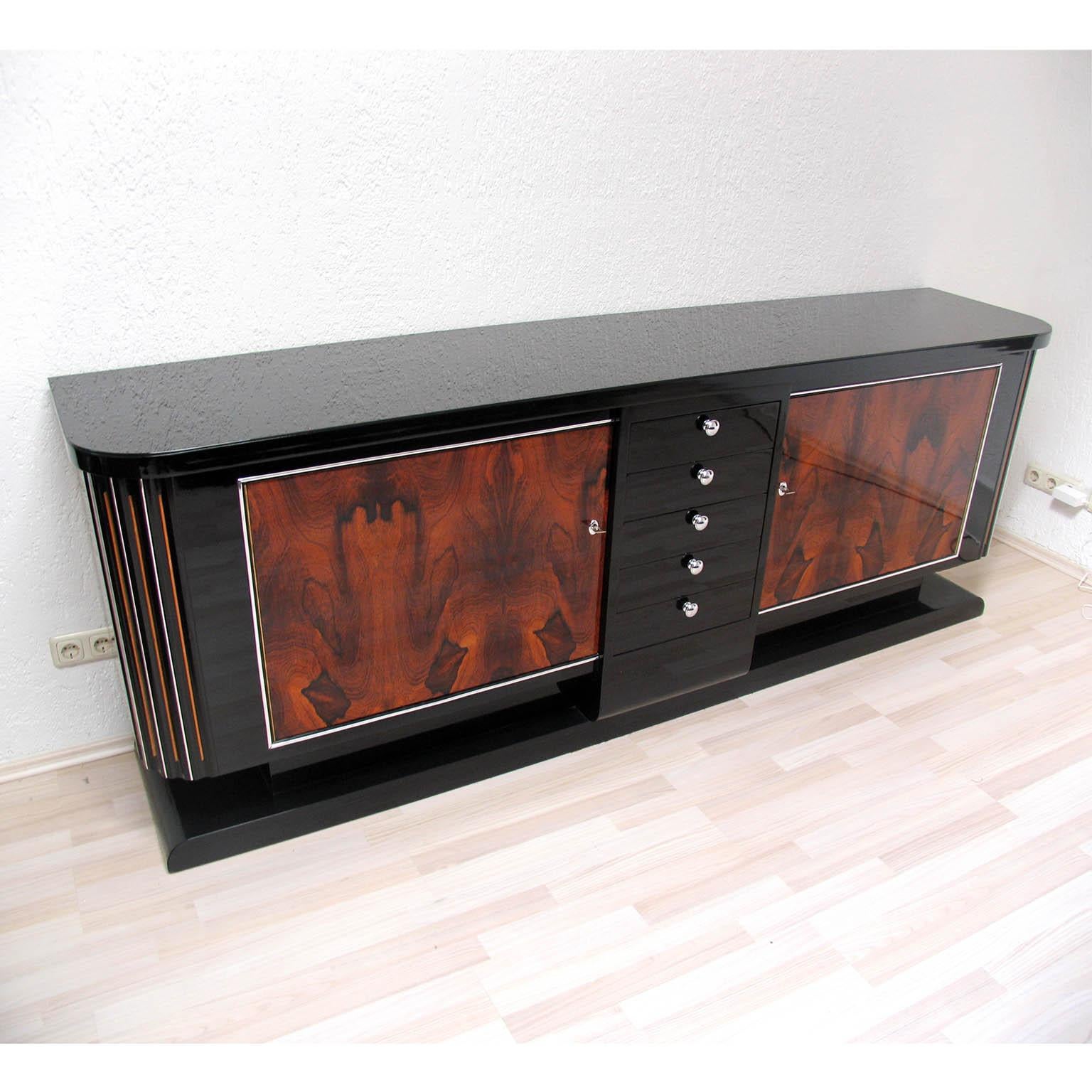Art Deco Large Sideboard, France 1930s In Good Condition In Bochum, NRW