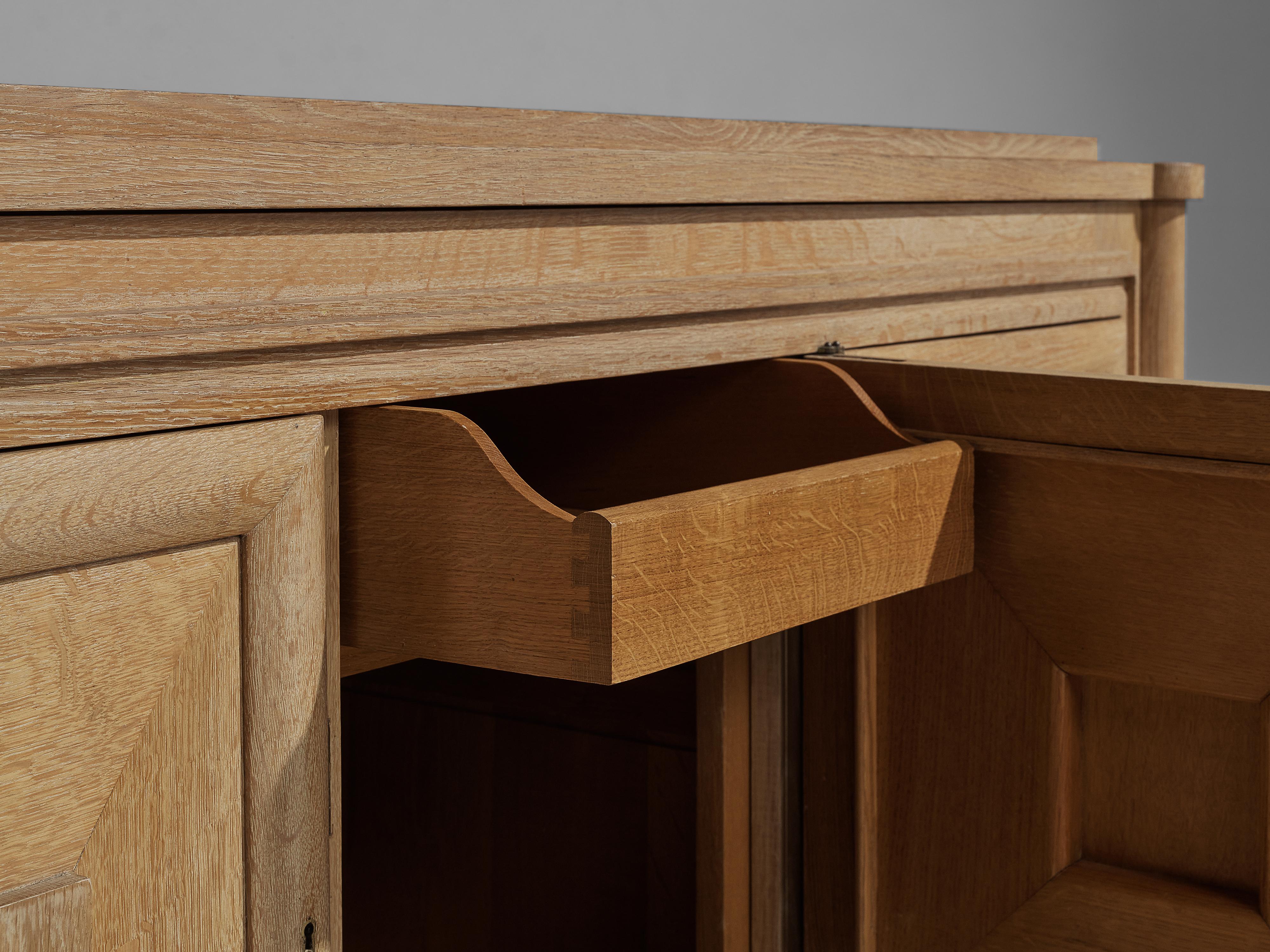 Large French Art Deco Sideboard in Oak 7