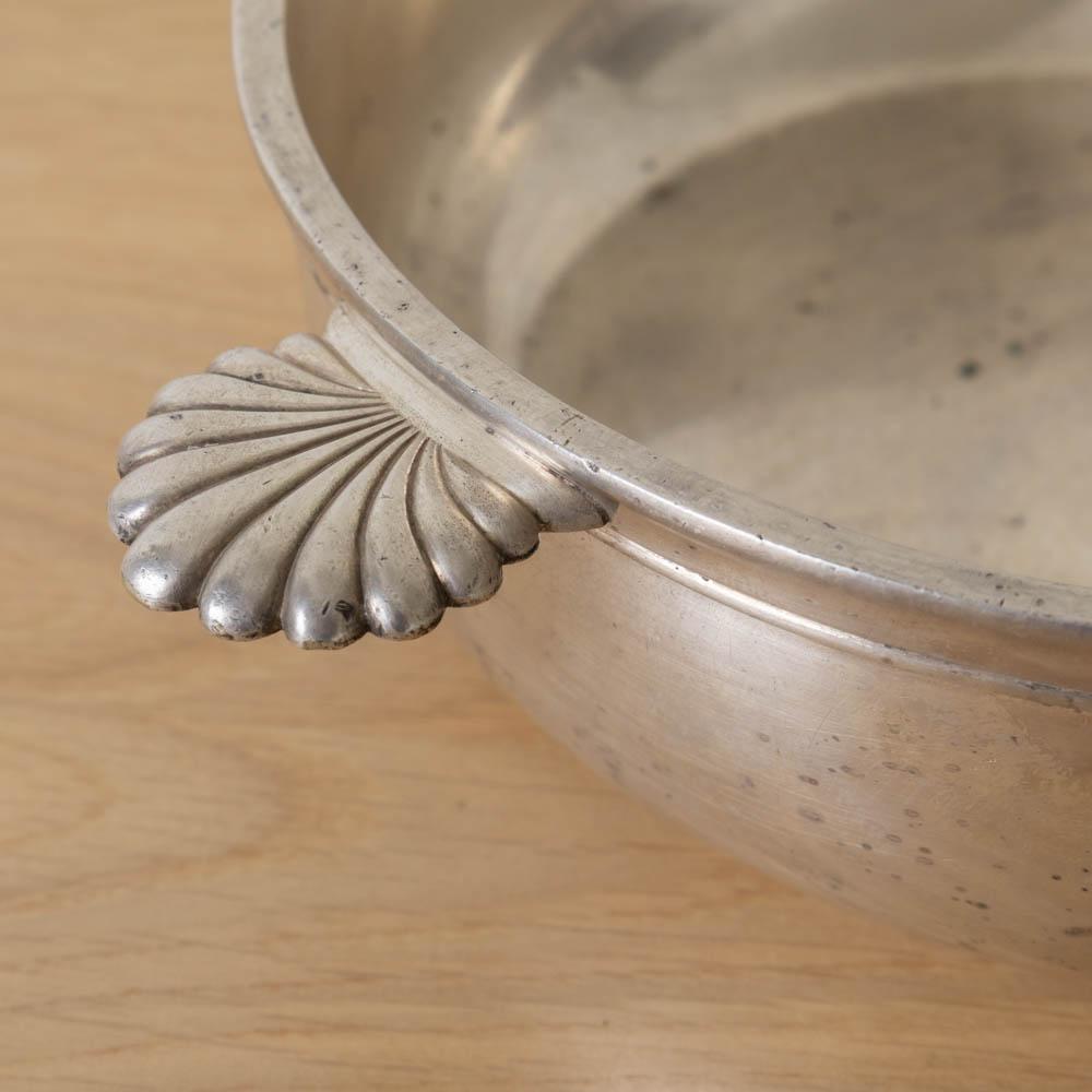 Grand bol en argent Art Déco français en vente 3