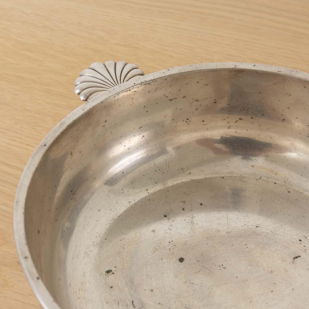 Grand bol en argent Art Déco français en vente 4