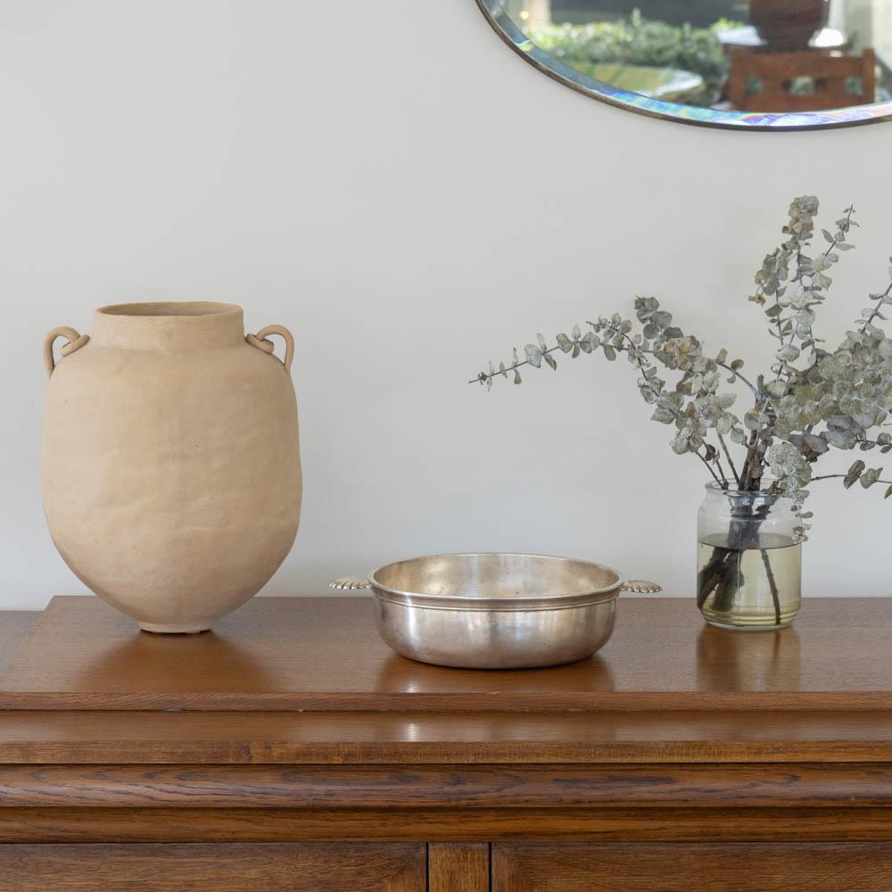 Grand bol en argent Art Déco français en vente 7