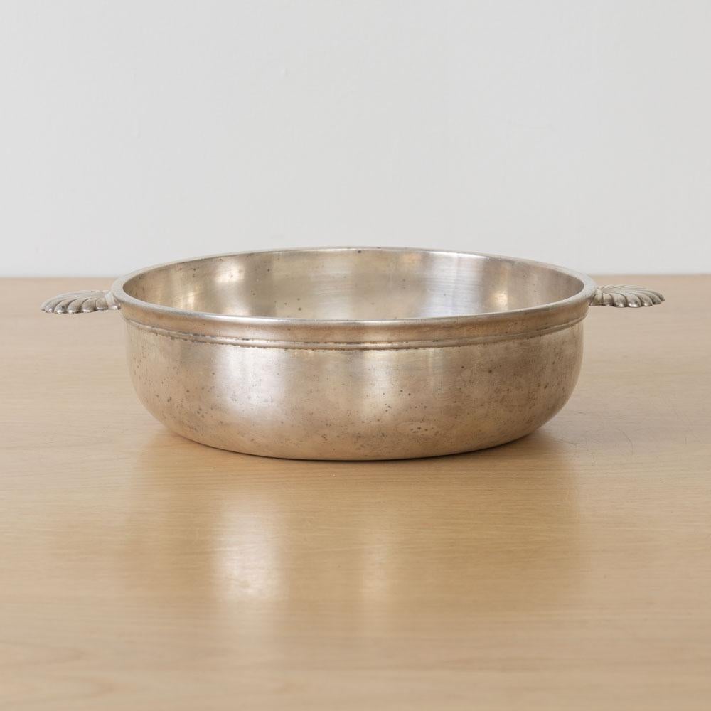 Grand bol en argent Art Déco français Bon état - En vente à Los Angeles, CA