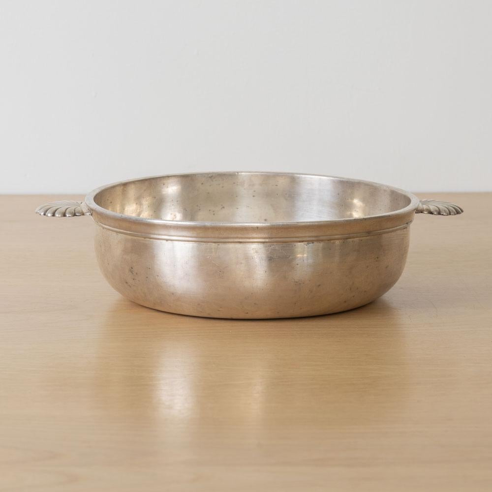 Grand bol en argent Art Déco français en vente 1
