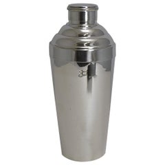 Large French Art Deco Silver Plated Cocktail Shaker, circa 1930