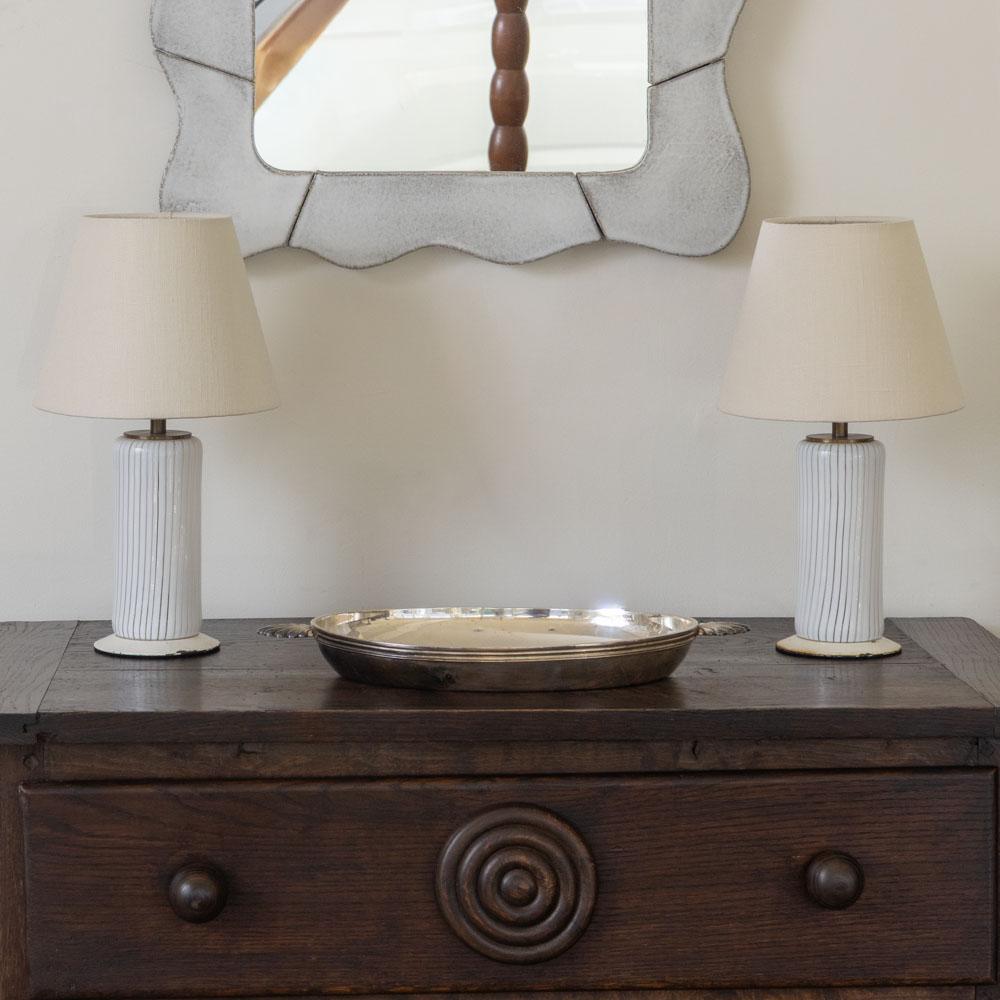 Großes französisches Art Deco Silber Tablett im Angebot 7