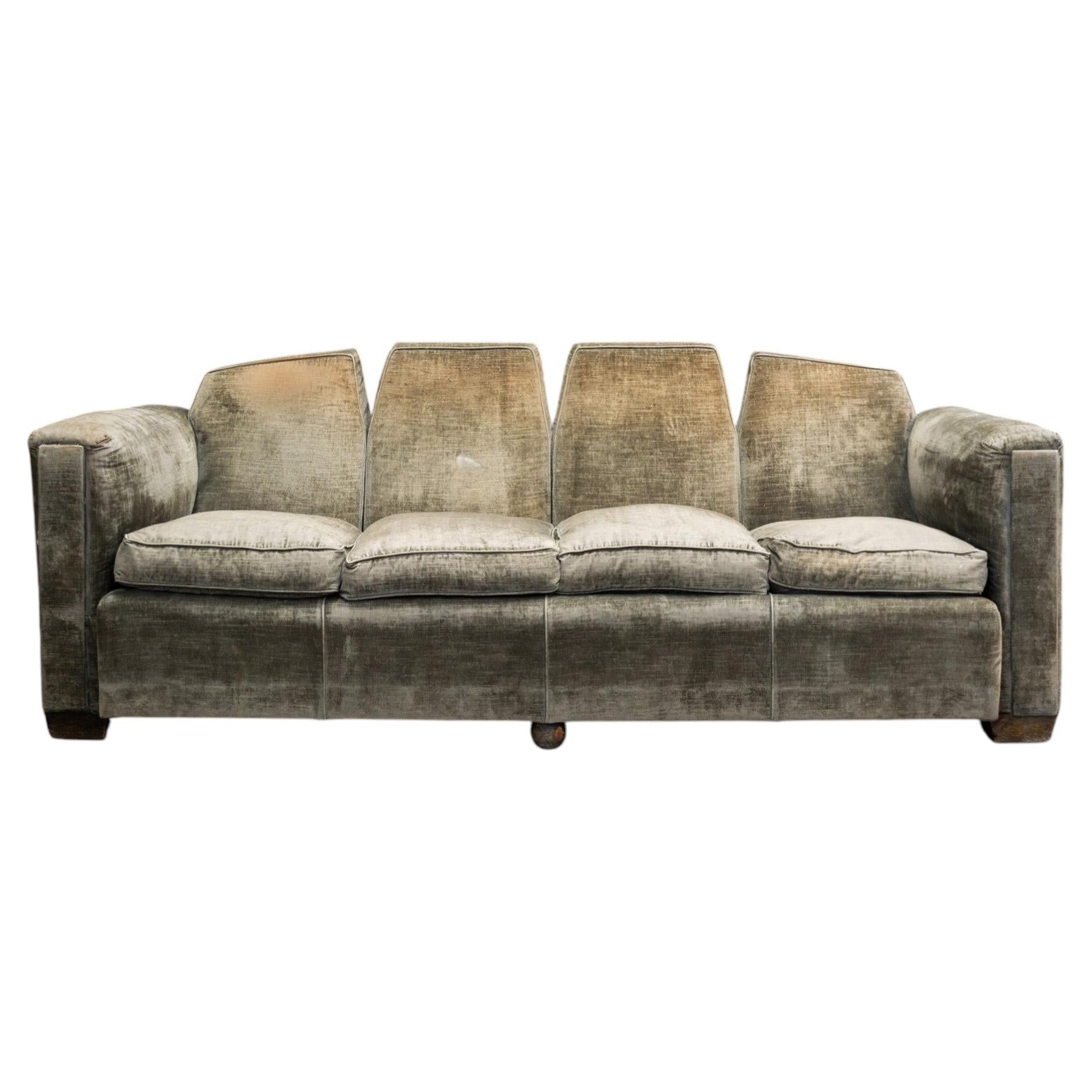Large French Art Deco Sofa in the Style of Paul Dupré-Lafon, France, circa 1930s