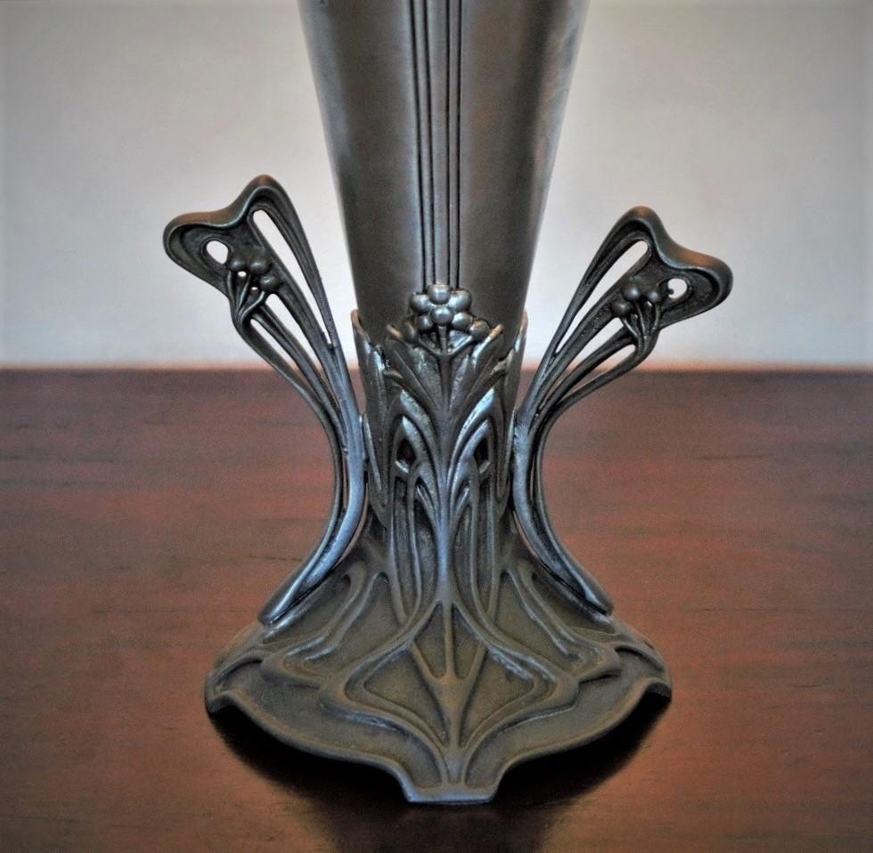 Französische Art Deco Vase Tischlampe, 1930er Jahre im Angebot 5