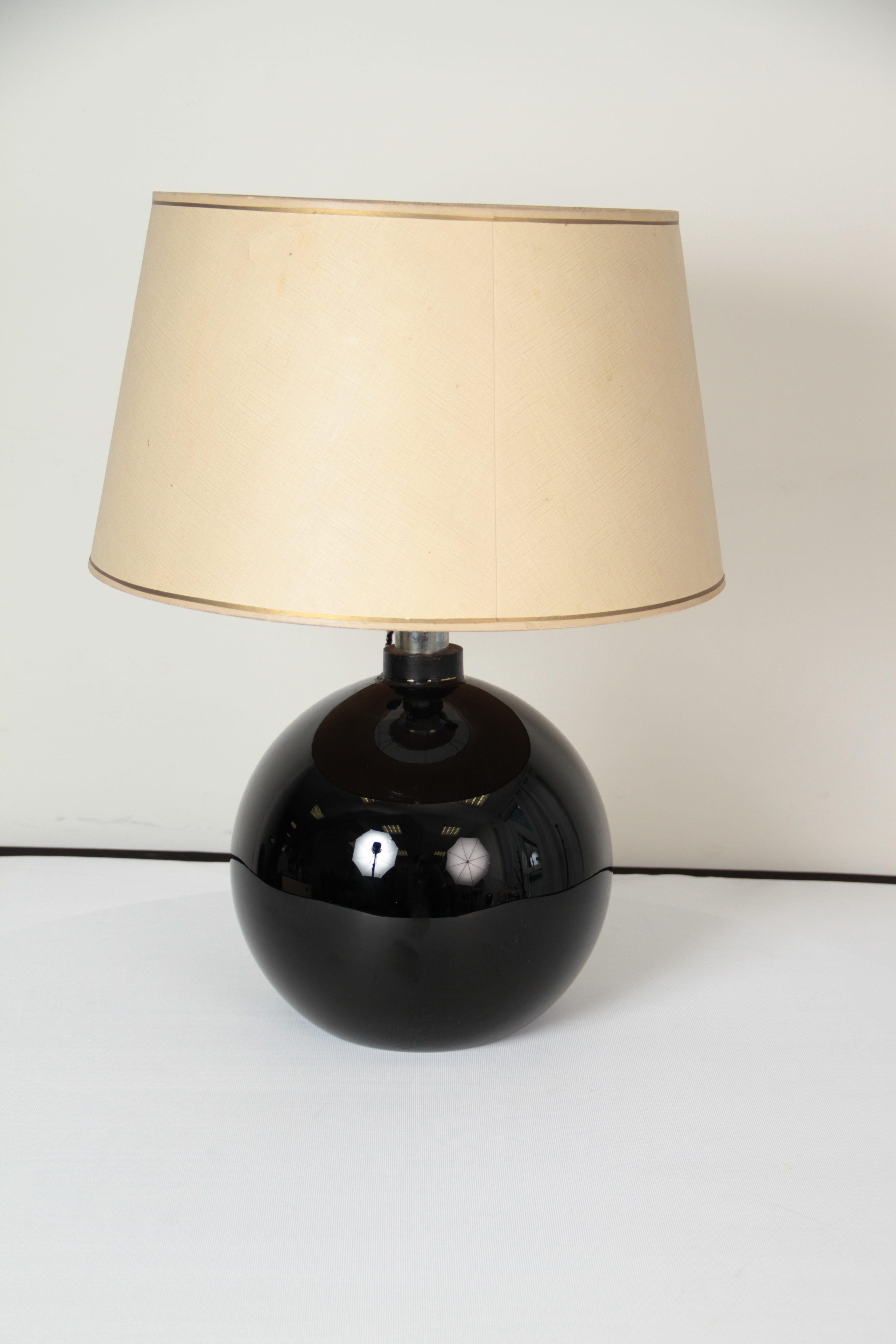 Large French Art Deco Table Lamp, 1930s In Good Condition For Sale In Paris, France