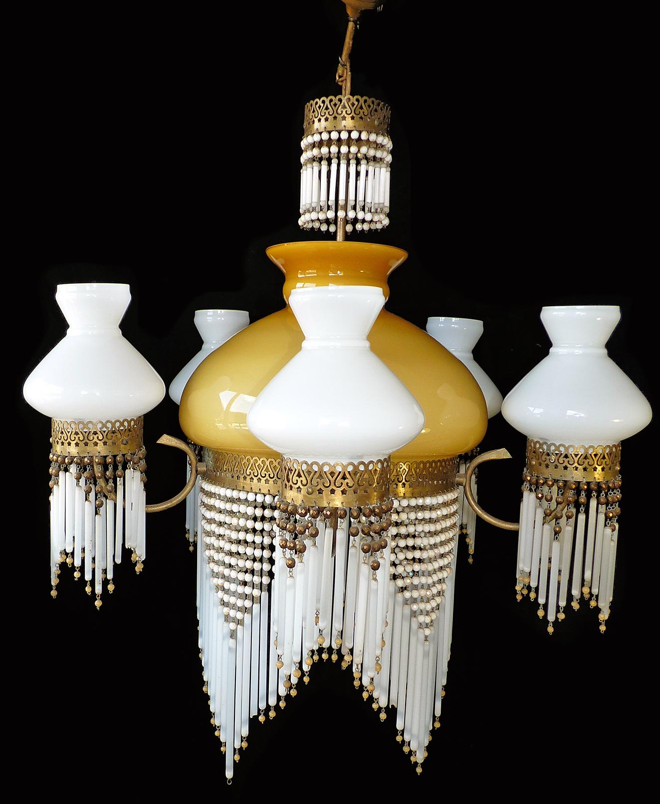 beaded oil lamp