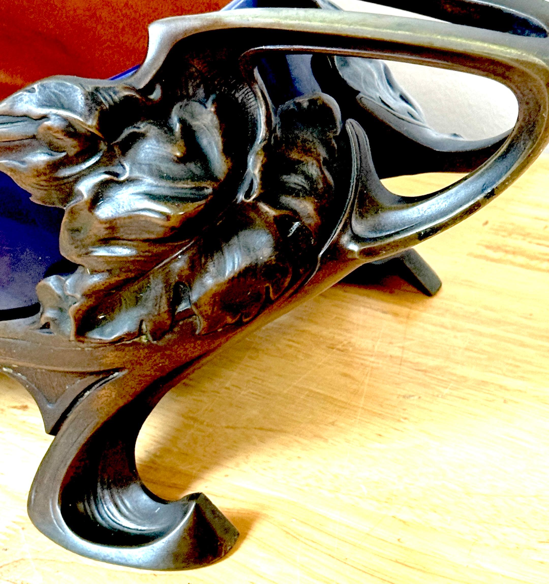 Gran centro de mesa francés Art Nouveau 