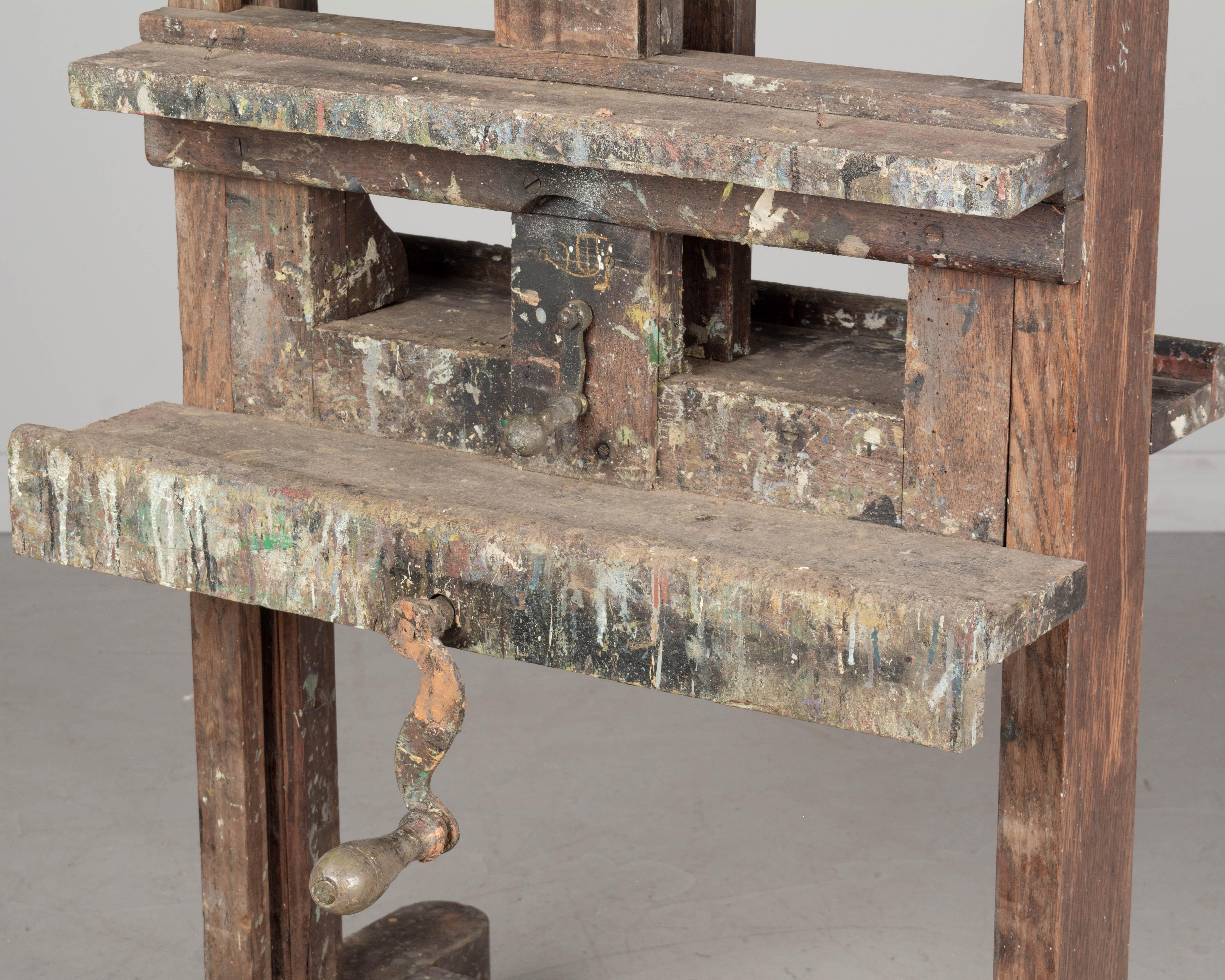 Large French Artist Painter's Easel 3