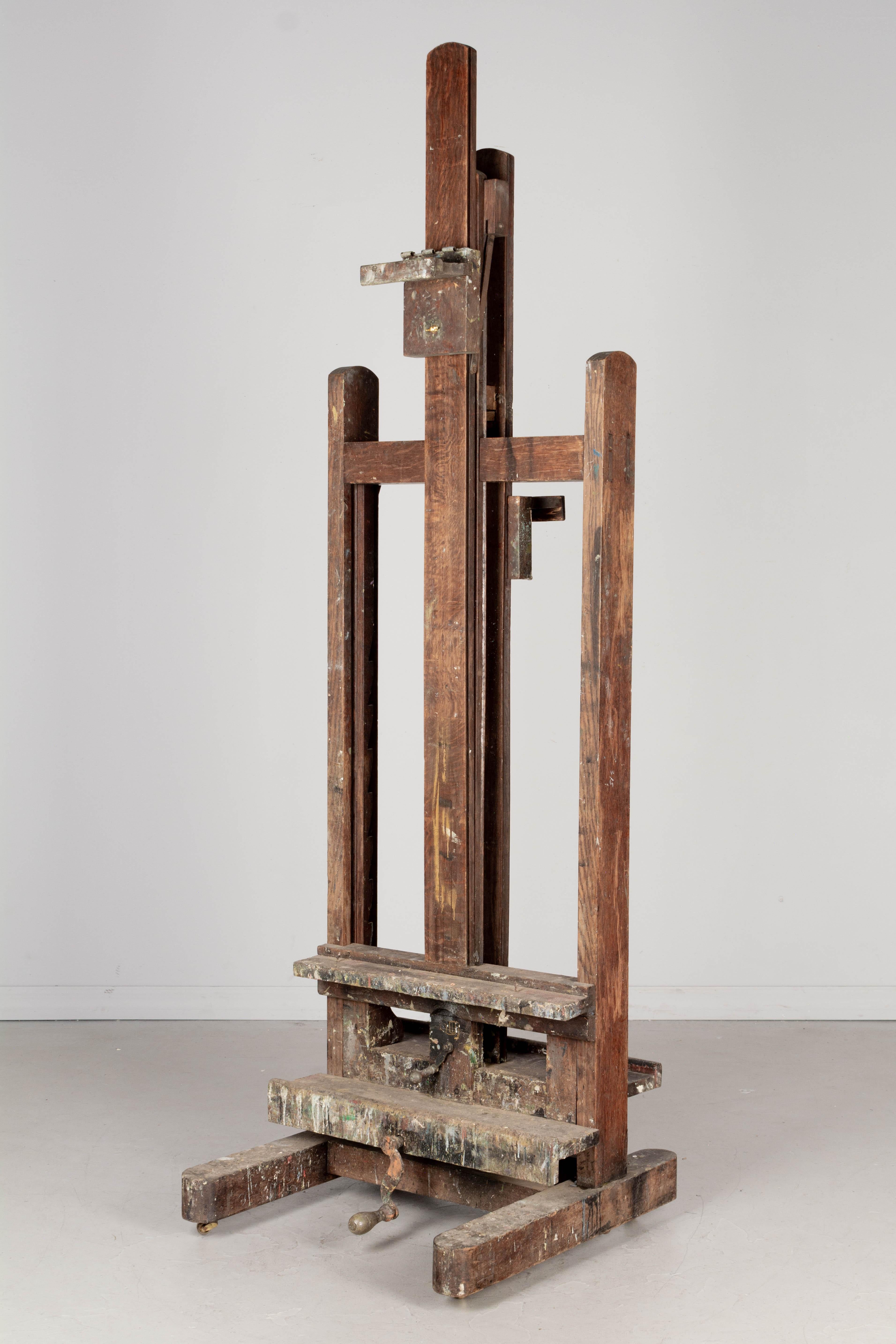 Large French Artist Painter's Easel 5