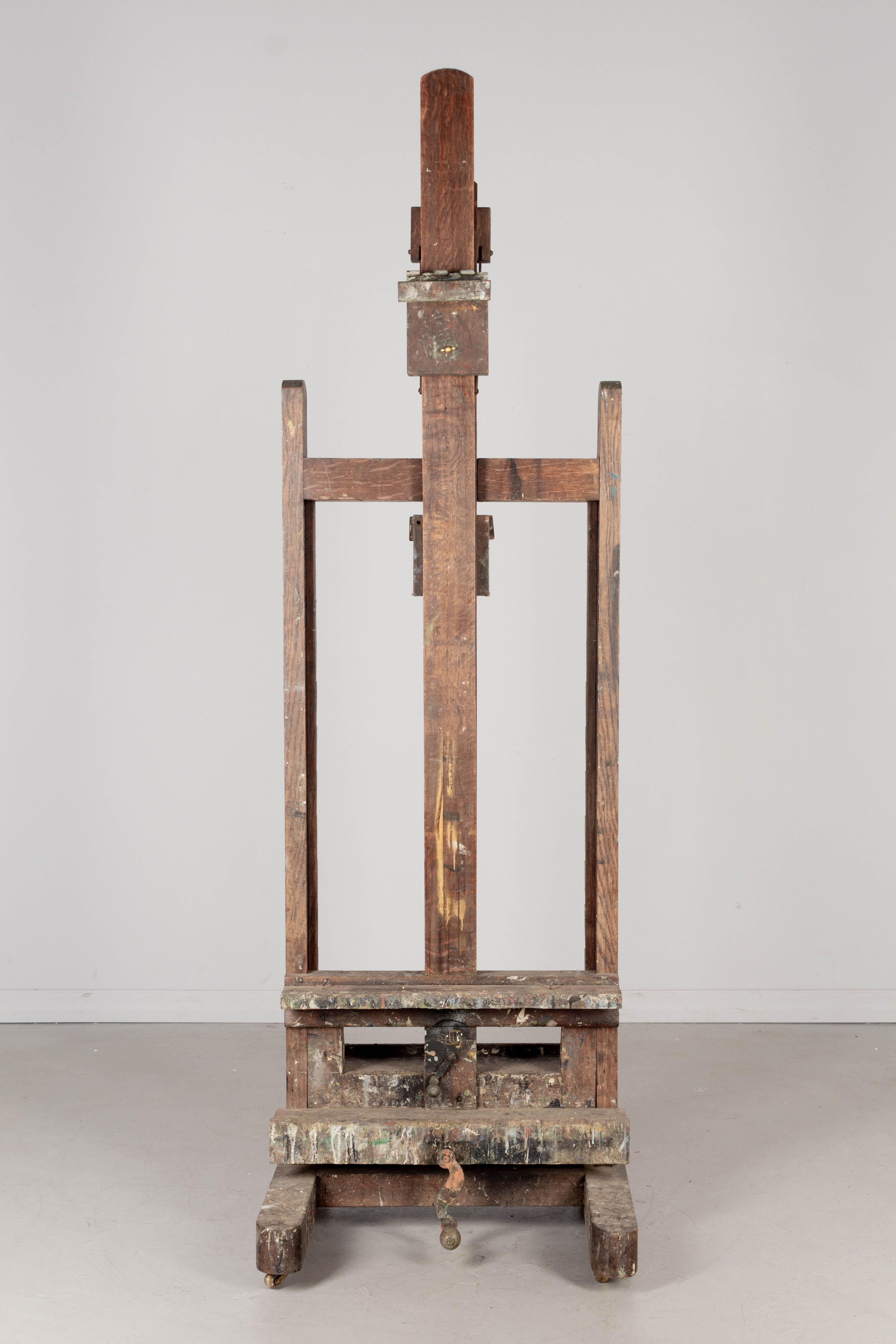 Large French Artist Painter's Easel 6