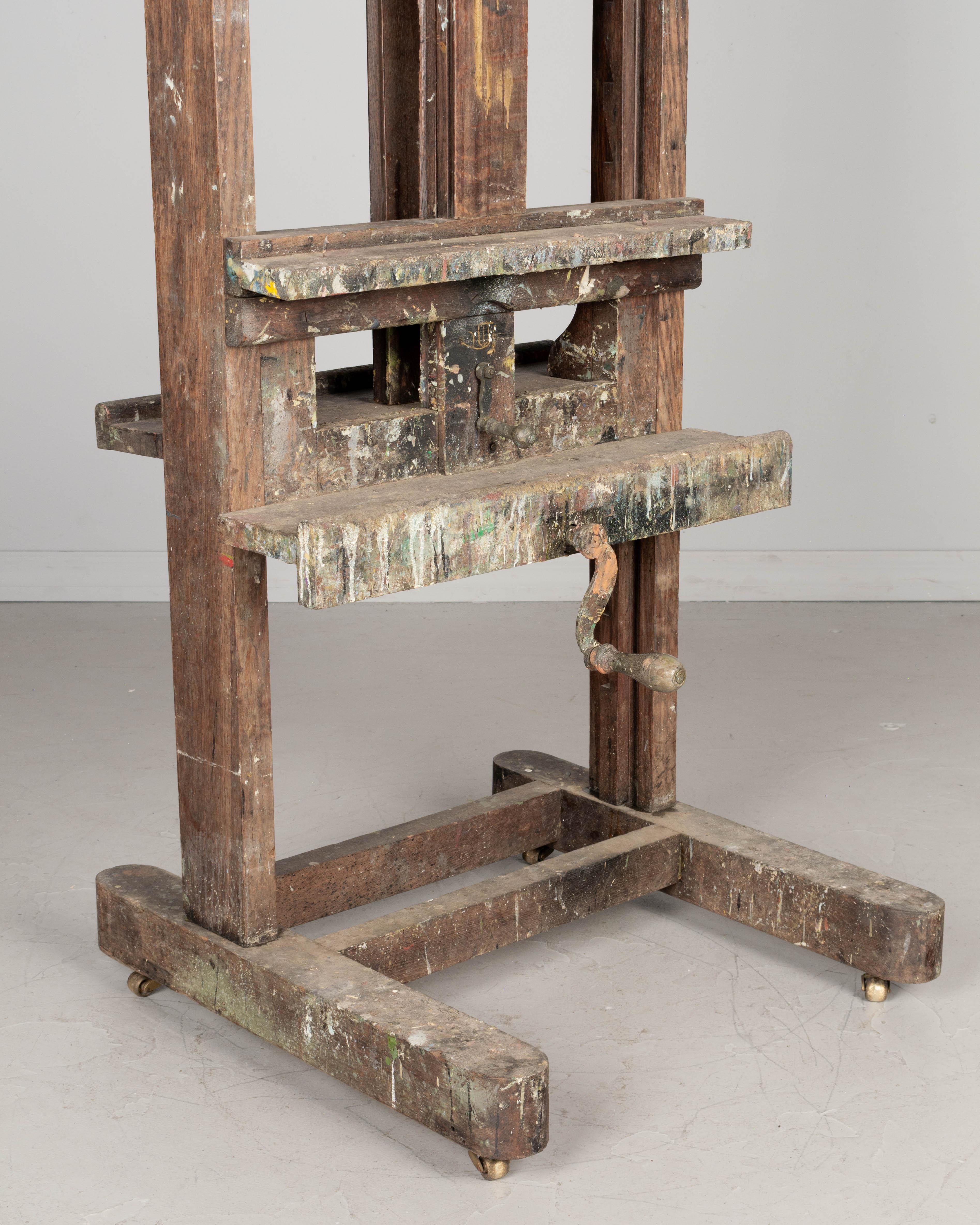 Large French Artist Painter's Easel 2