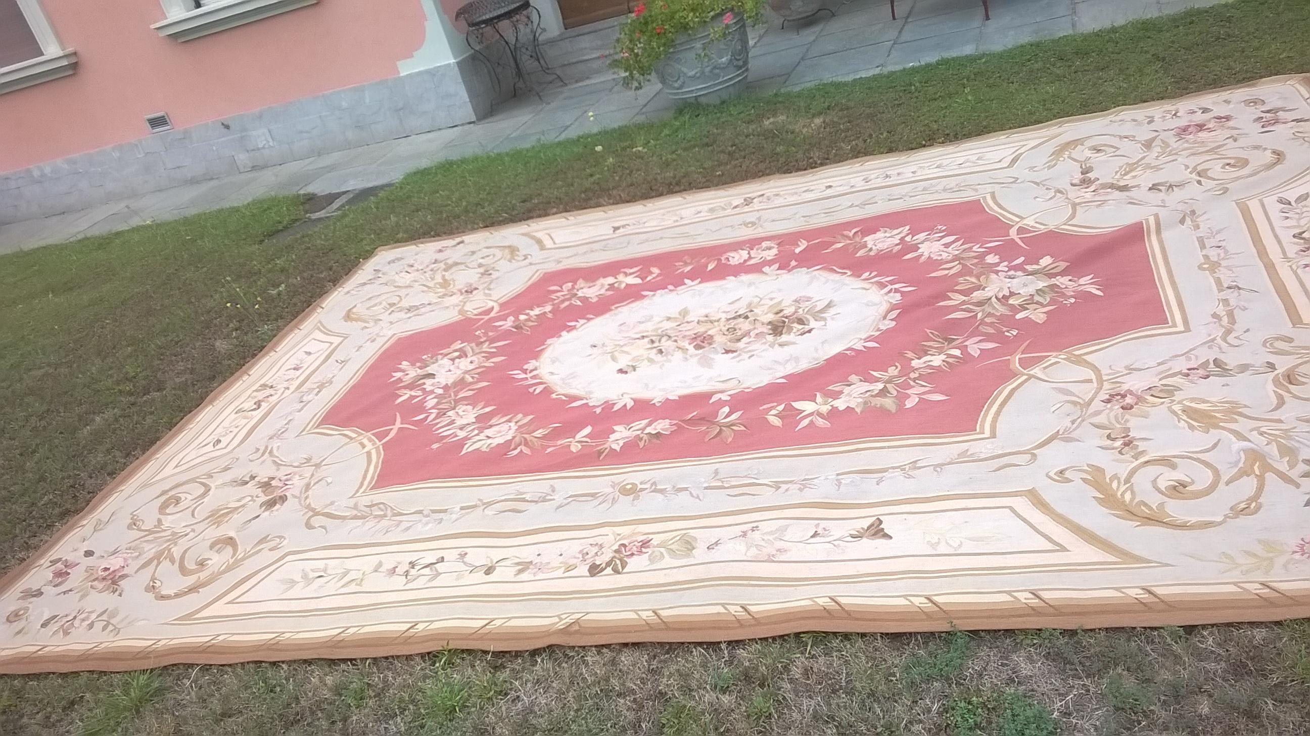 Large French Aubusson Carpet 