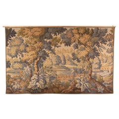 Large French Aubusson Verdure Tapestry