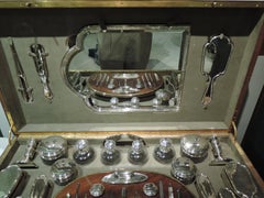 Large French Belle Époque Traveling Vanity Set by Gustave Keller