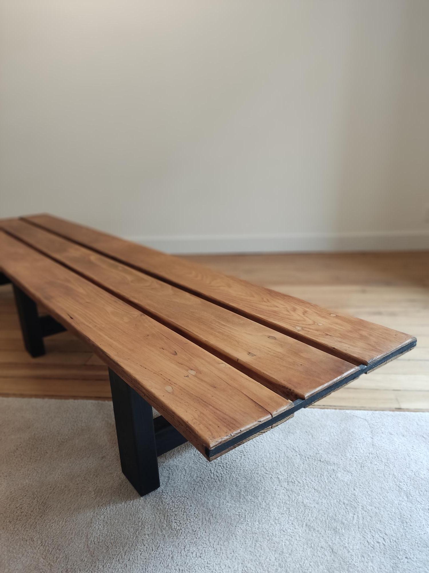 large french bench - 1950s  For Sale 4
