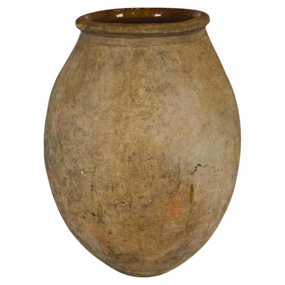 Large French Biot Olive Jar For Sale