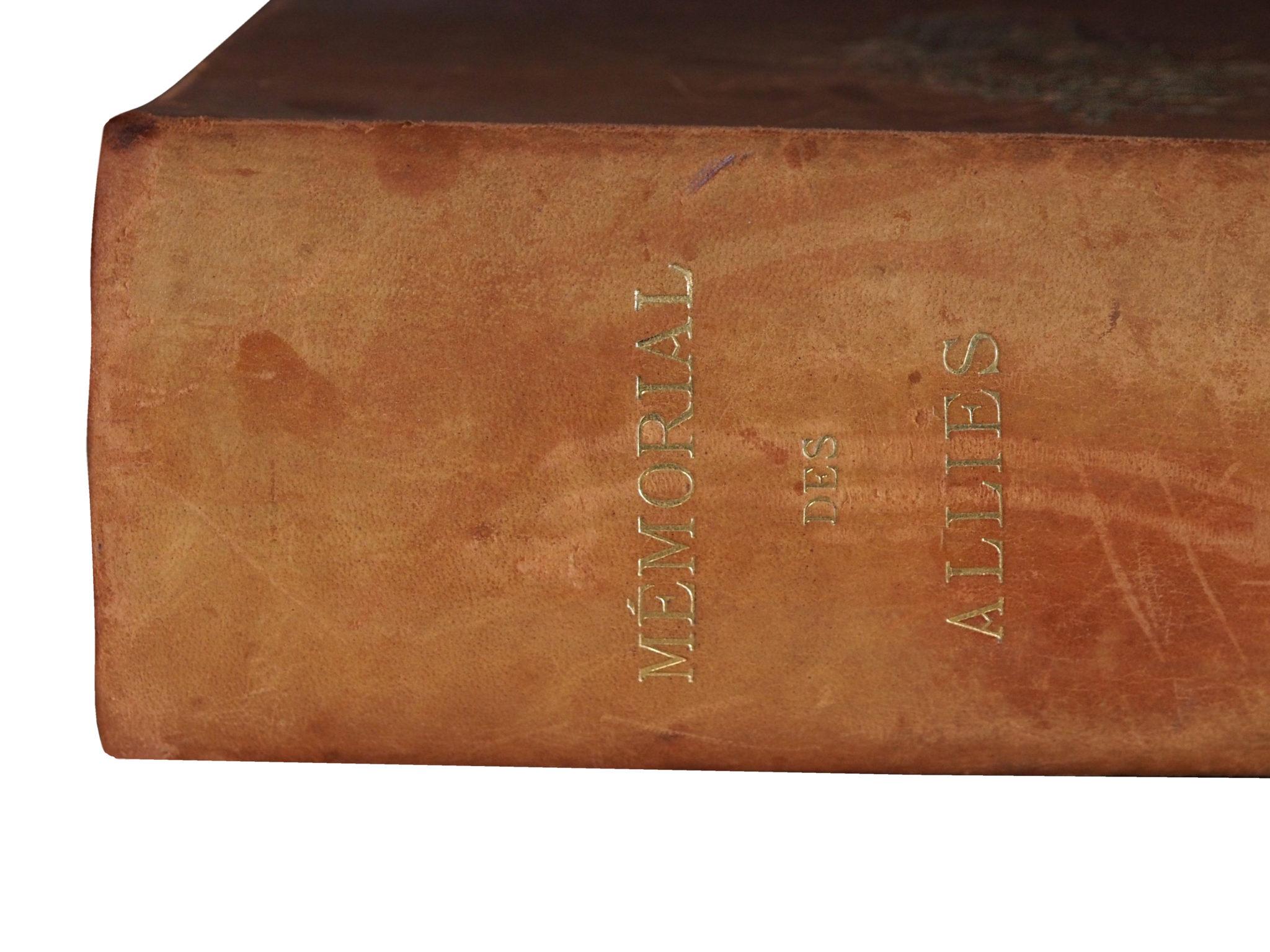 Large Leather Book, French  3