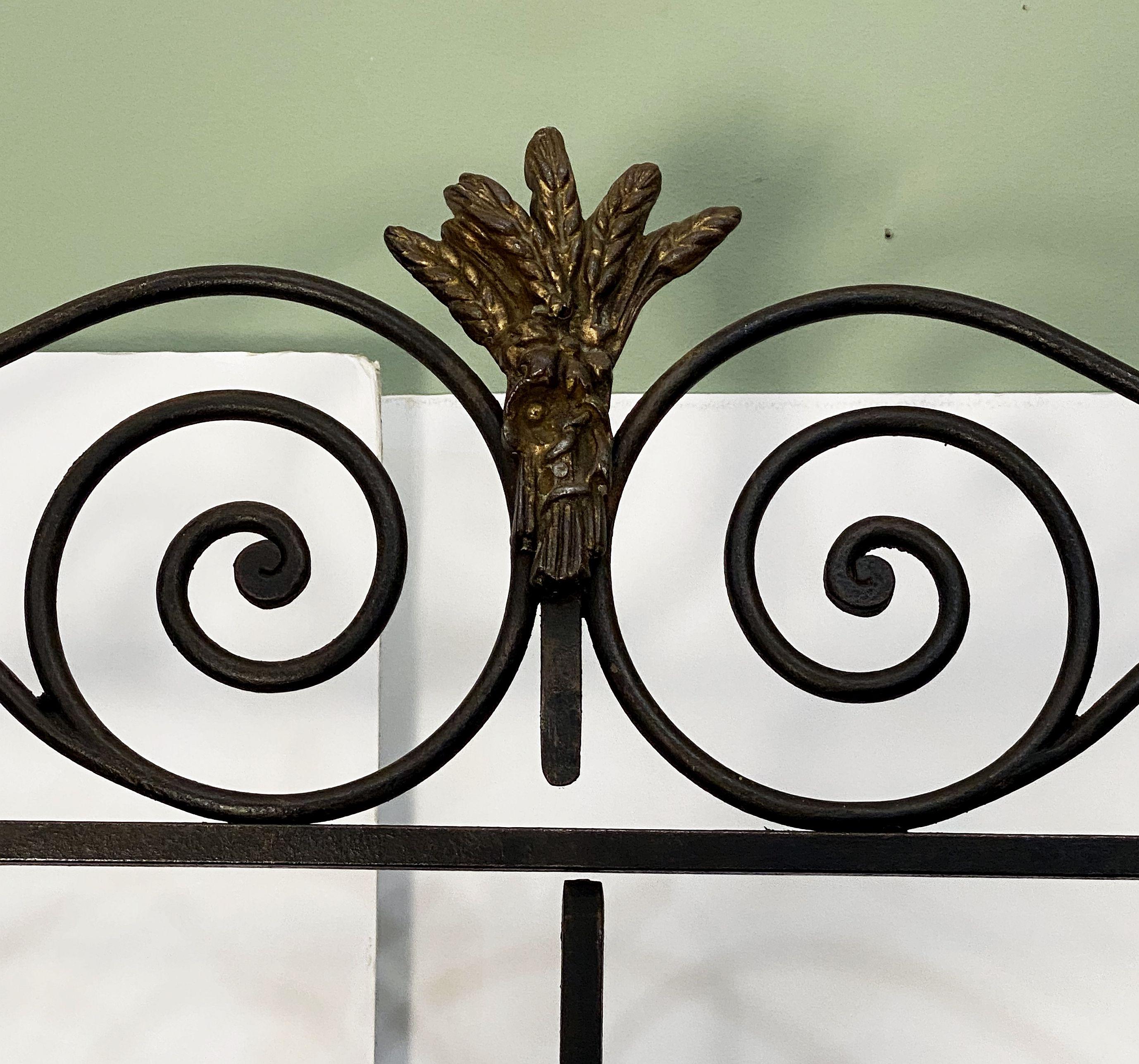 Large French Boulangerie or Baker's Rack of Wrought Iron, Brass, and Nickel 10