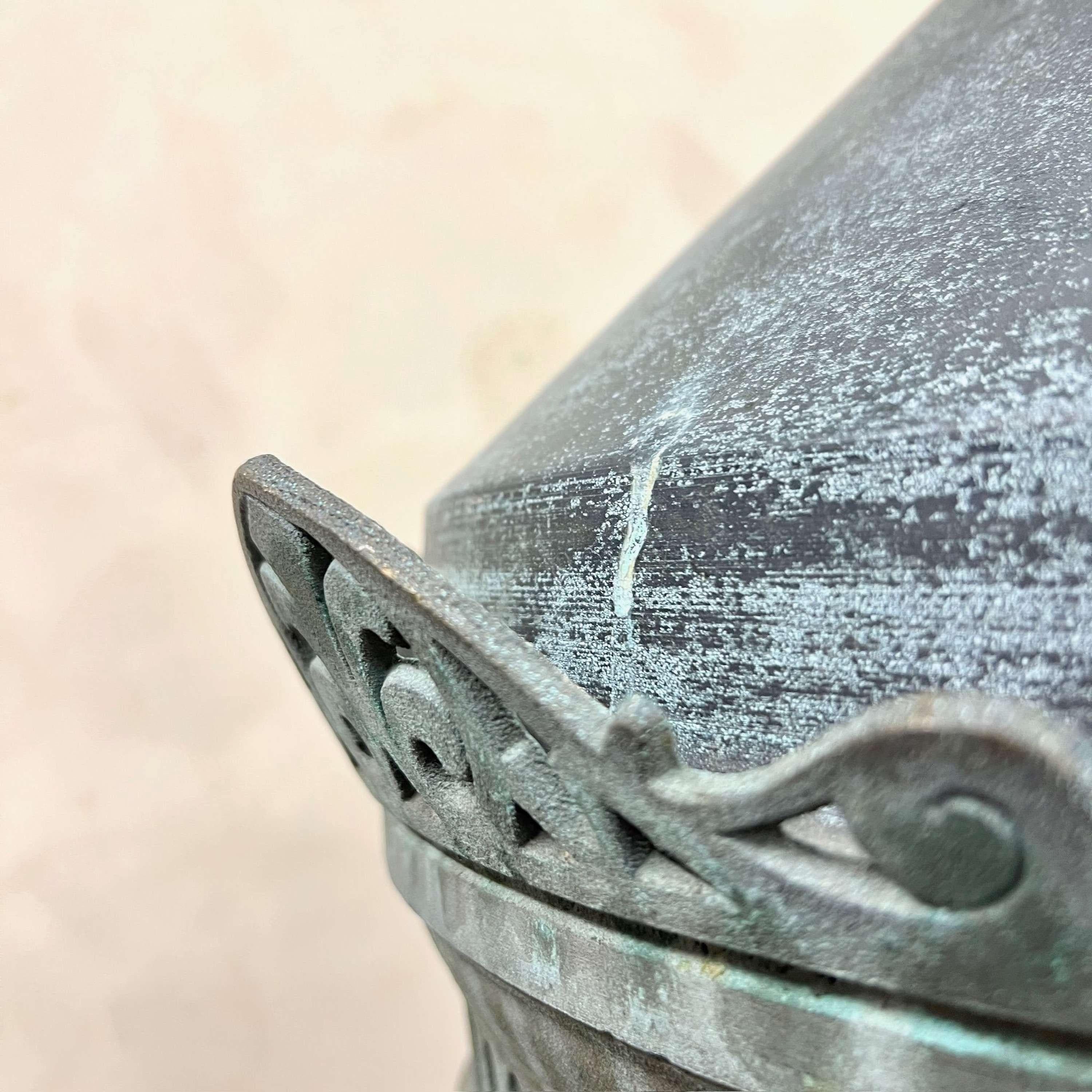 Large French Brass and Copper Parisian Lanterns 6