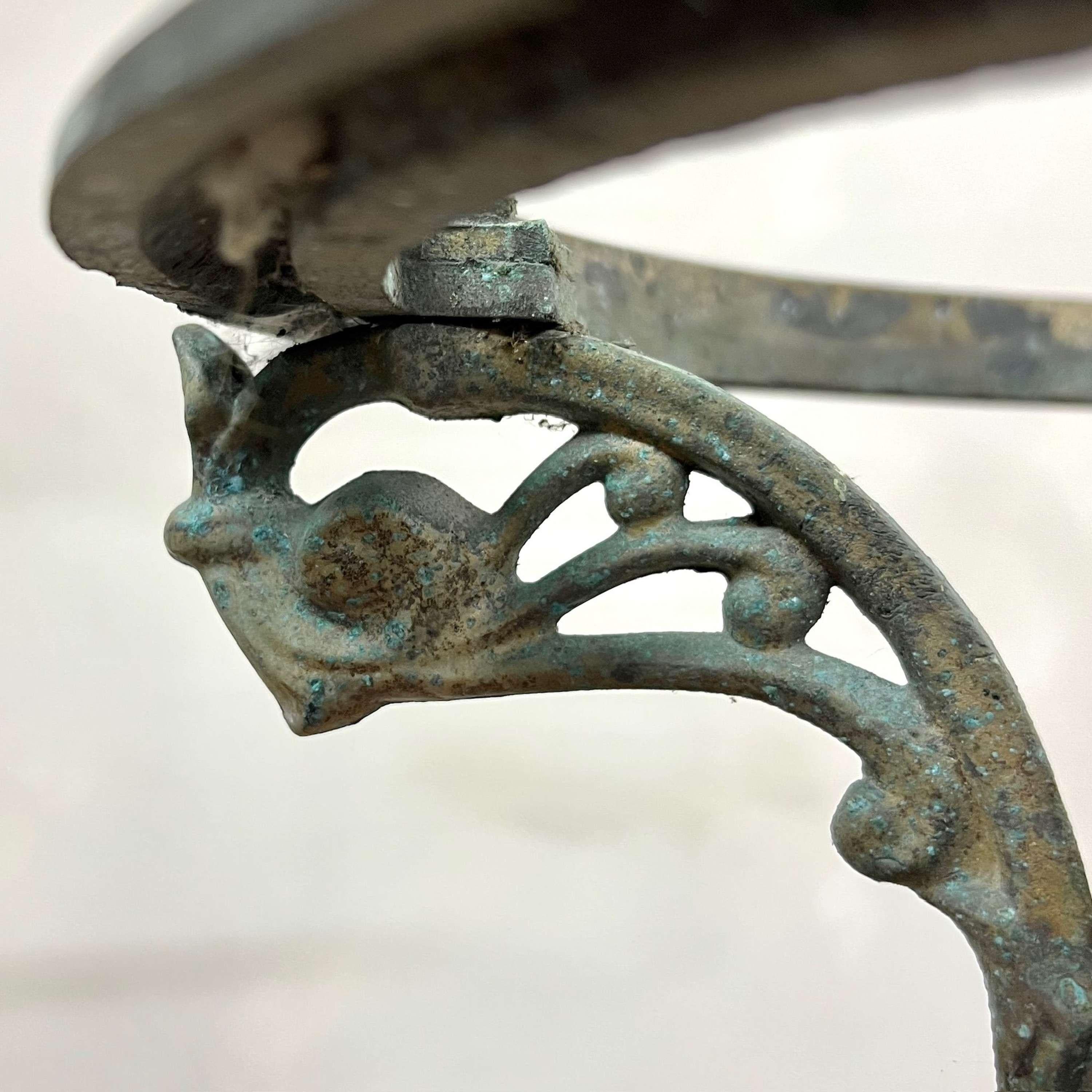 20th Century Large French Brass and Copper Parisian Lanterns