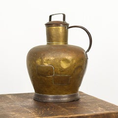 Large French Brass 'Canne à Lait' - Milk Jug