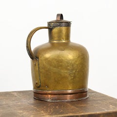 Large French Brass 'Canne à Lait' - Milk Jug