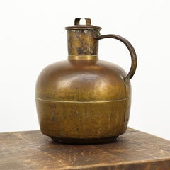 Large French Brass 'Canne à Lait' - Milk Jug
