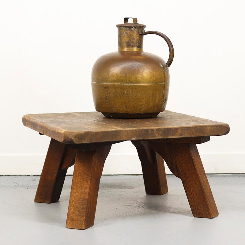 Francese Large French Brass 'Canne à Lait' - Milk Jug in vendita