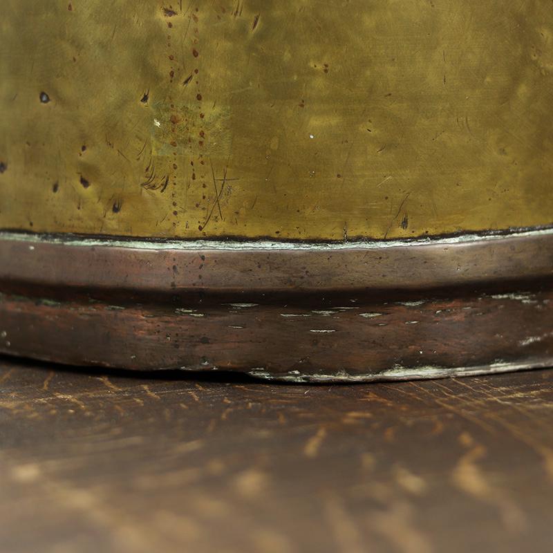 Large French Brass 'Canne à Lait' - Milk Jug In condizioni buone in vendita a OOSTERHOUT, NL