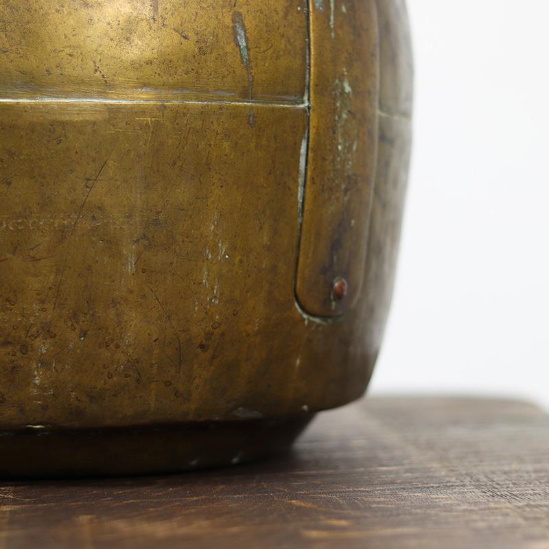 XIX secolo Large French Brass 'Canne à Lait' - Milk Jug in vendita