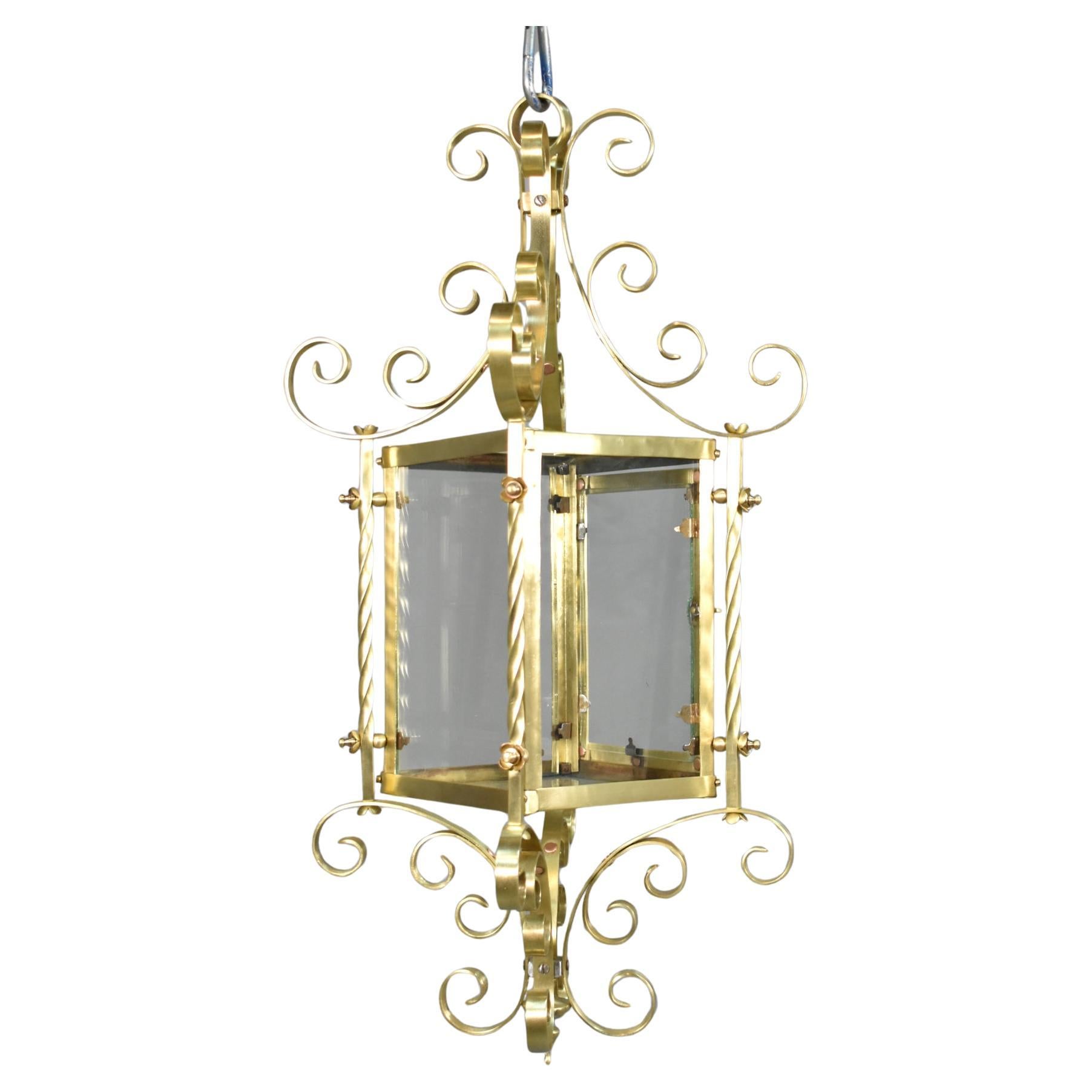 Gran farol francés de latón