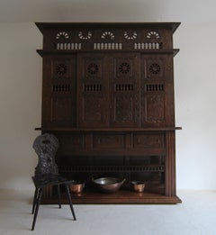 Large French Breton lit-clos Cabinet from 1817