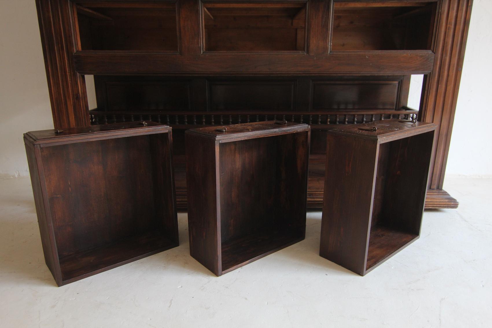 Large French Breton lit-clos Cabinet from 1817 For Sale 13